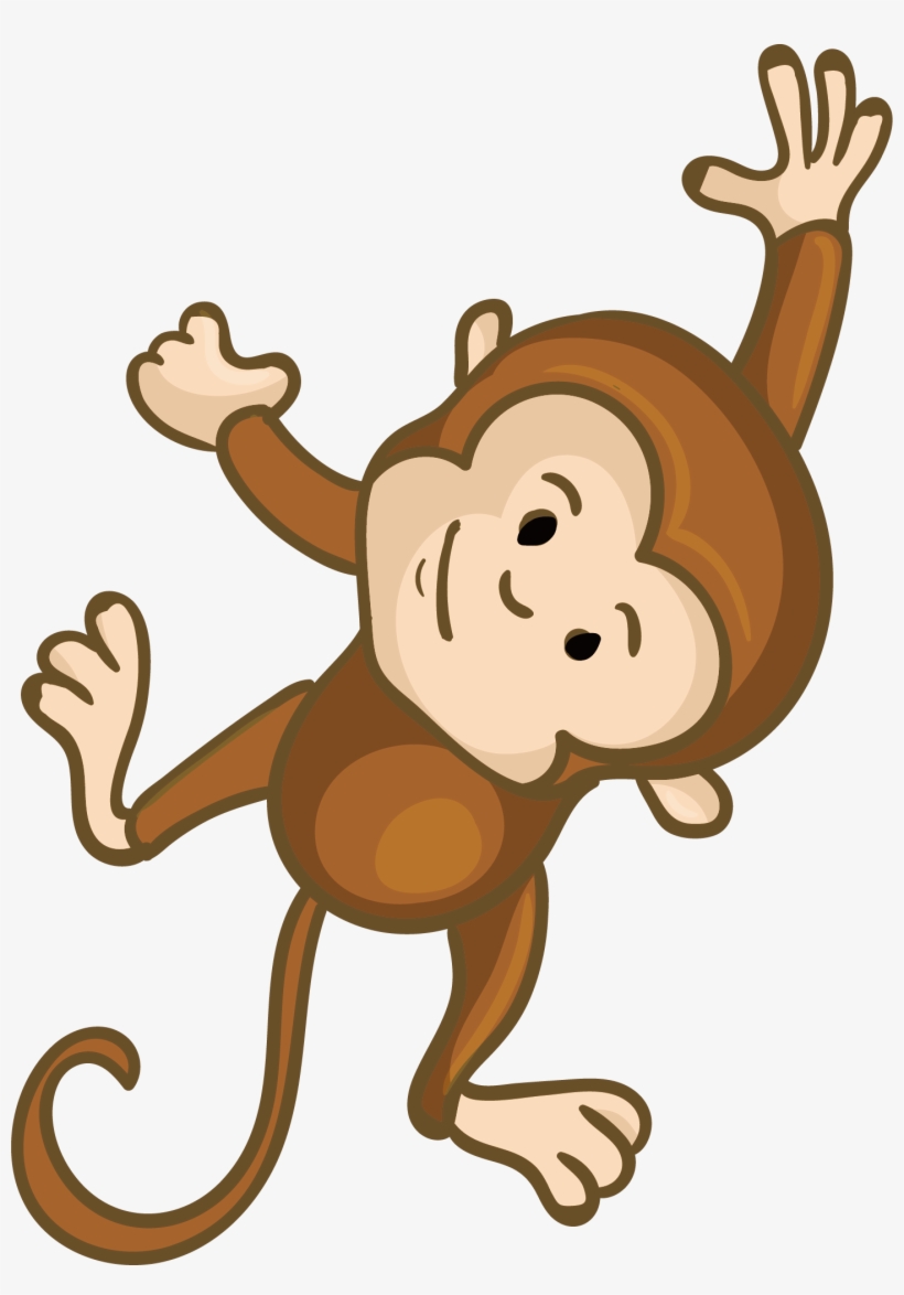Monkey Clip Art - Cute Monkey Cartoon Png - Free Transparent PNG