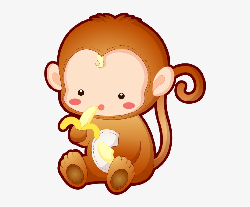 Cartoon Monkey Image 0002 600×600 Pixels Monkey Drawing, - Dibujo De Monitos A Color, transparent png #708409