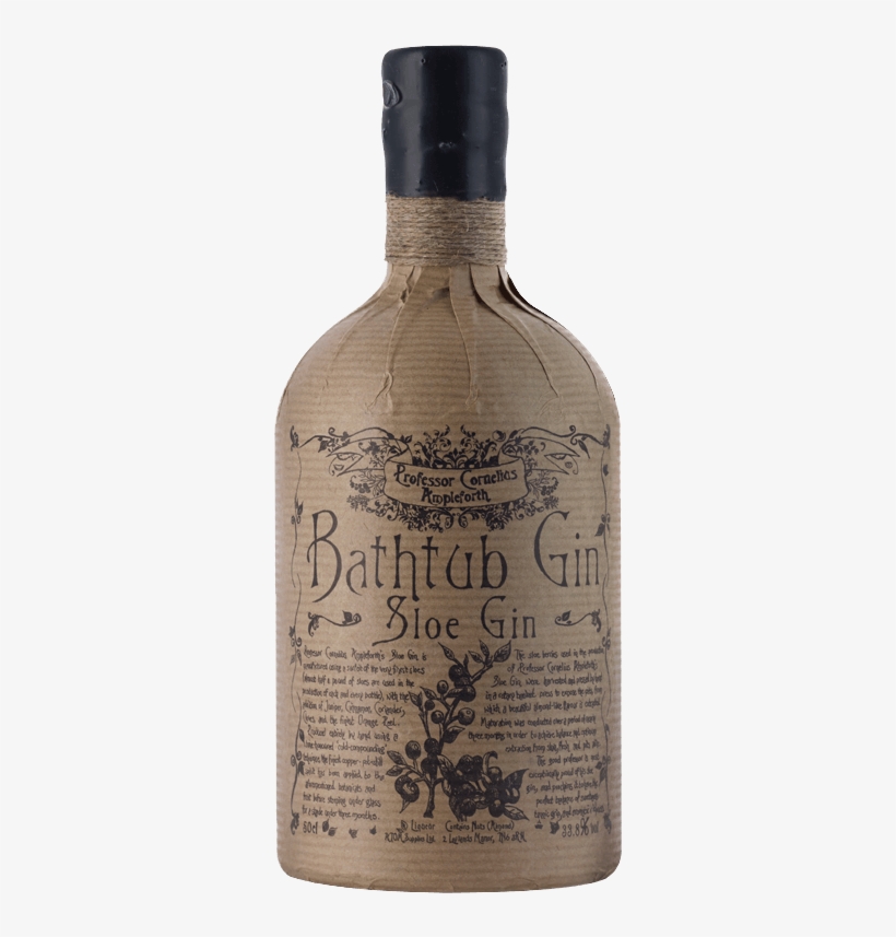 Bathtub Sloe Gin Nv - Ableforth's Bathtub Gin - Navy-strength London Dry, transparent png #708912
