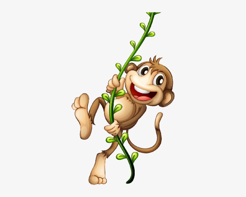 Banner Black And White Library Cartoon Monkey Image - Monkey Cartoon Transparent Background, transparent png #708938