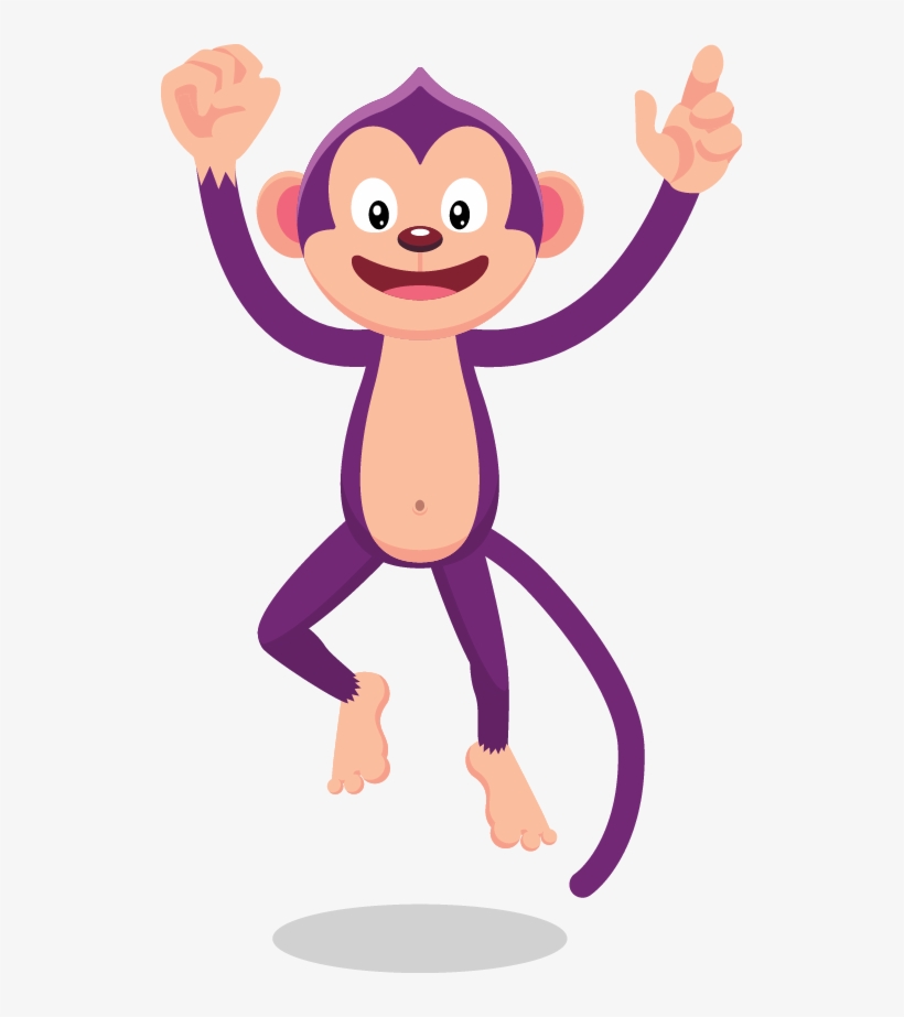 Jump - Monkey Jump Clipart, transparent png #708965