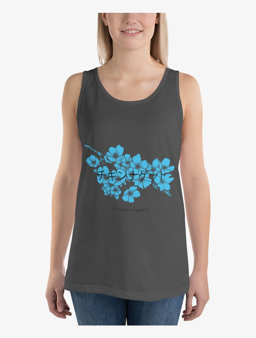 Chicken Nuggets Premium Tank Top - T-shirt, transparent png #708996
