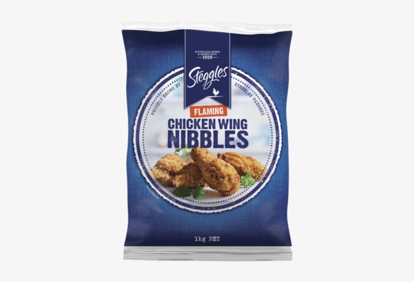 Chicken Wing Nibbles Flaming - Steggles Chicken Breast Tenders, transparent png #709024