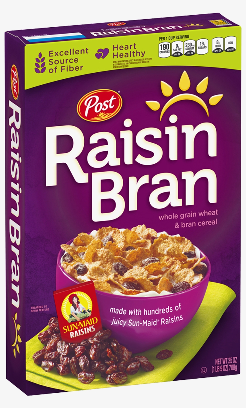 Box Of Post Raisin Bran - Box Of Raisin Bran, transparent png #709045