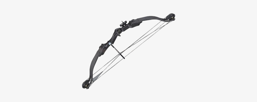 25 Lb Compound Bow Archery Set Black - Arrow, transparent png #709171
