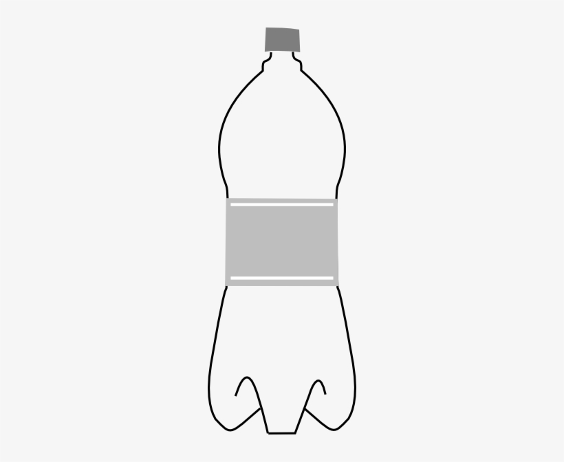 Plastic - Plastic Bottle Clip Art Black And White, transparent png #709247