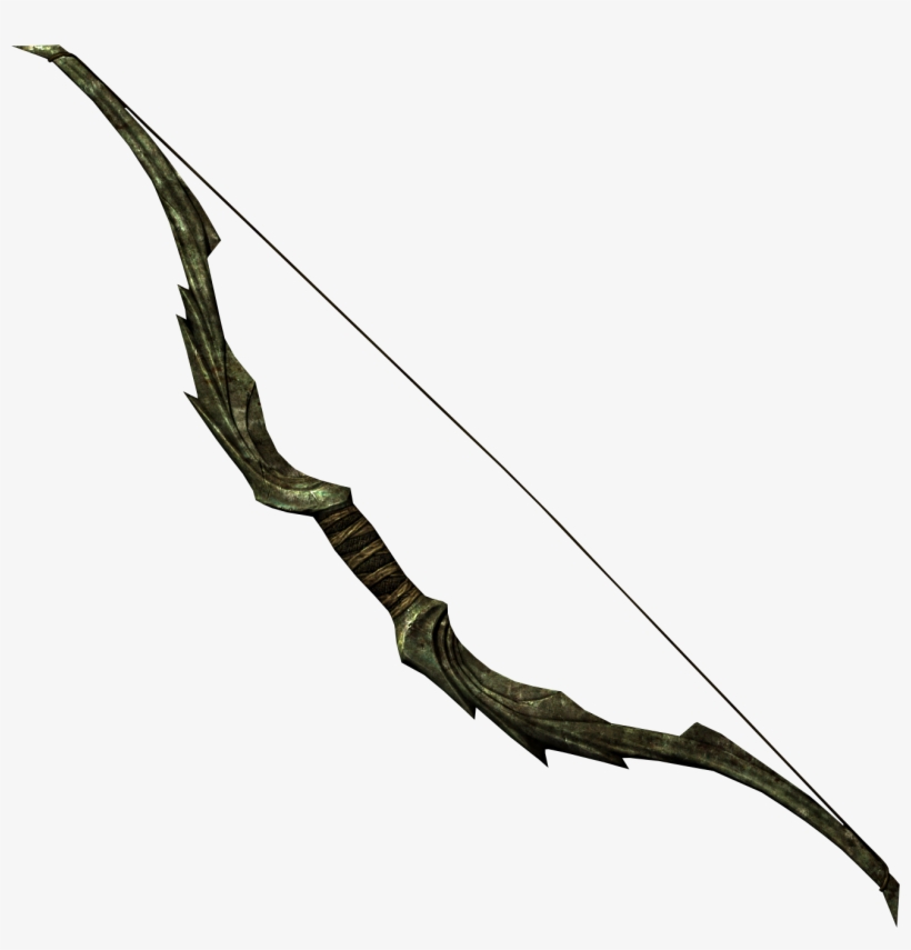 Orcish Bow - Bow And Arrow Fantasy, transparent png #709289