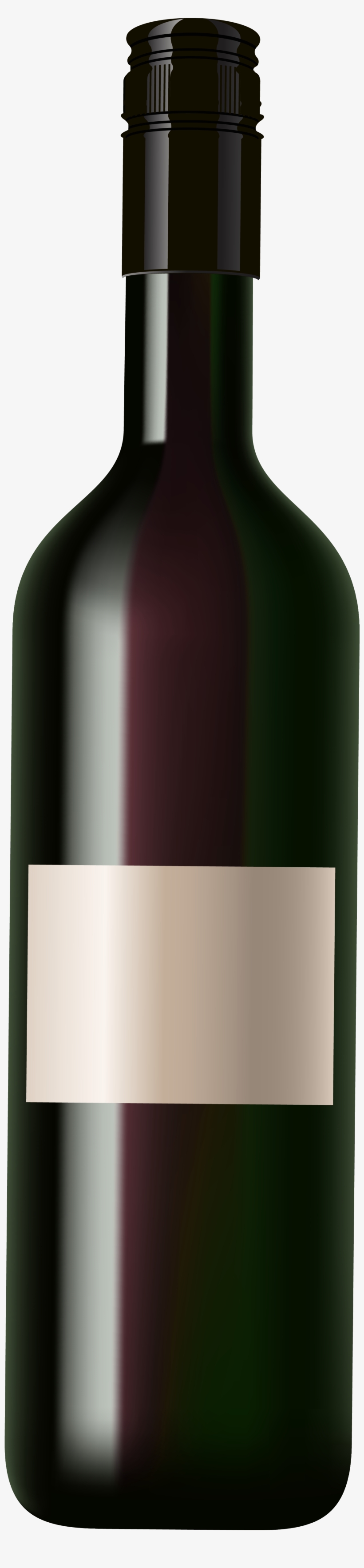 Empty Wine Bottle Png Download - Wine Bottle Clip Art Png, transparent png #709317