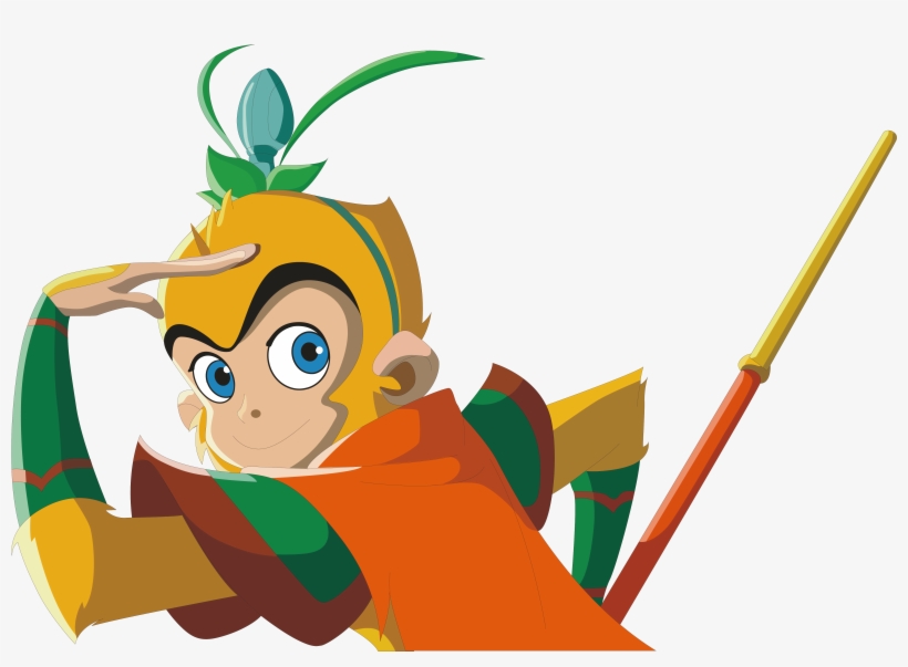 Sun Wukong Journey To The West Animation Cartoon Monkey Journey To The West Animation Free Transparent Png Download Pngkey