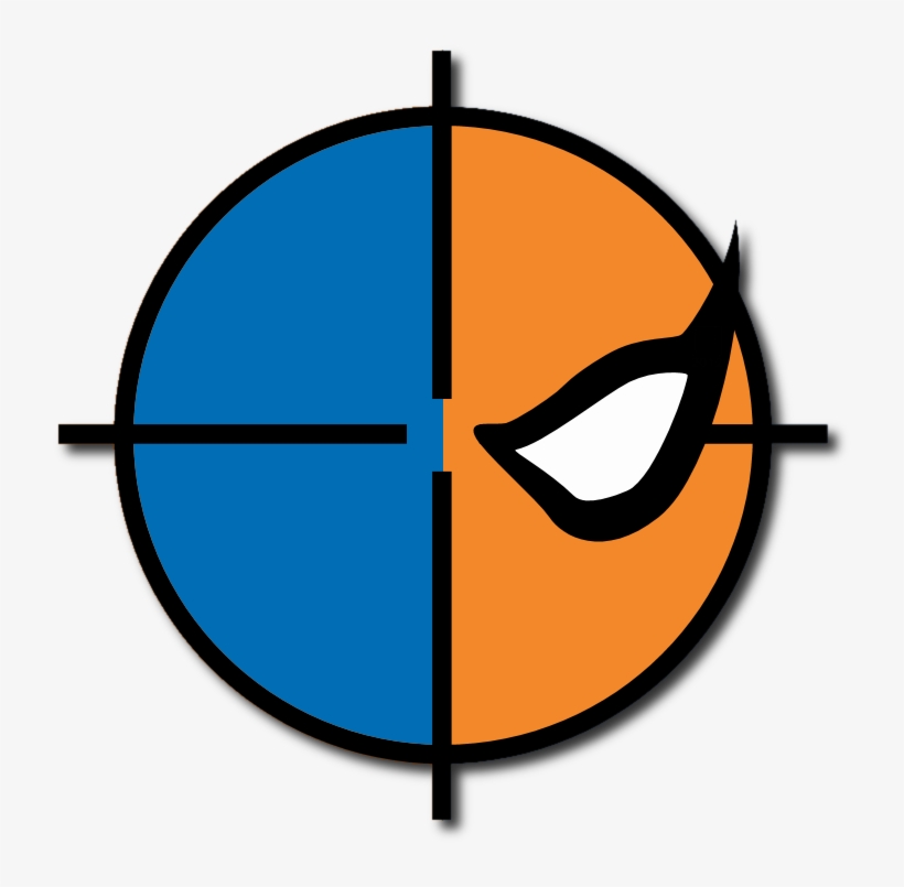 Deathstroke Symbol - Deathstroke Sticker, transparent png #709520