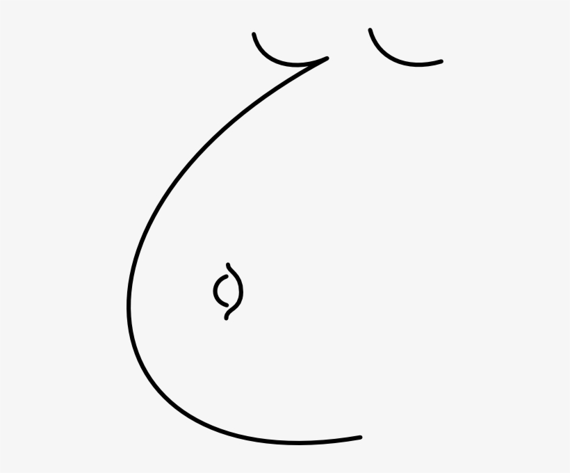 Pregnant Belly Clipart, transparent png #709907