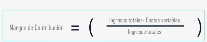 Cómo Calcular El Margen De Contribución, transparent png #7001121