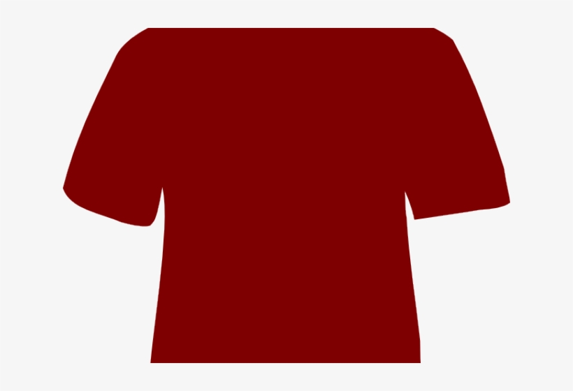 Maroon Clipart T Shirt, transparent png #7001656