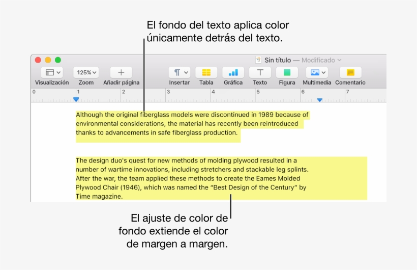 Un Párrafo Con Color Únicamente Detrás Del Texto Y, transparent png #7001778