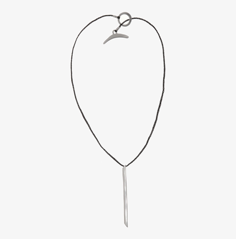 Jill Platner Silver Sapling Pendant Necklace, transparent png #7001897