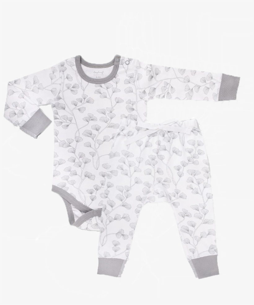 Sapling Organic Baby Set, Fern, transparent png #7002020