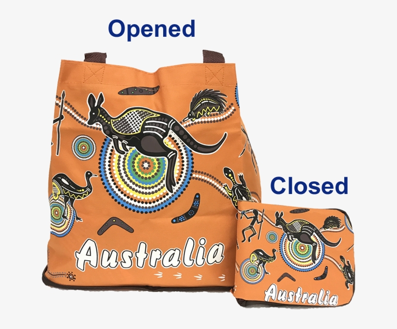 Aboriginal Art Canvas Foldable Bag, transparent png #7003722
