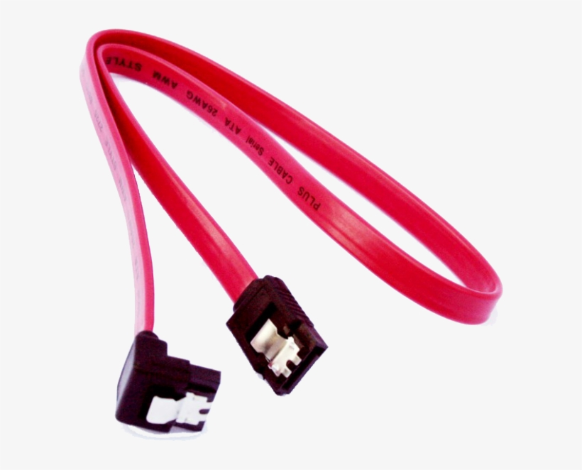 Cabo Serial Ata Dados Com Trava 90 Graus, transparent png #7006799