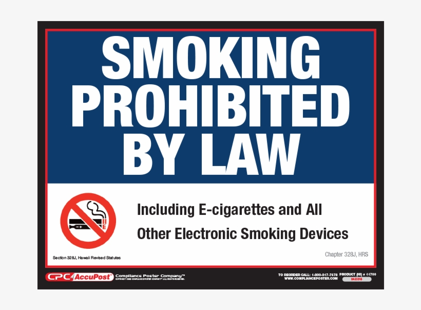 Hawaii No Smoking Poster, transparent png #7008008