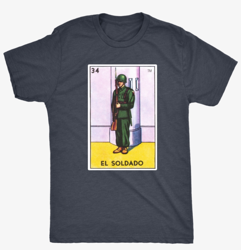 El Soldado Mens T-shirt, transparent png #7008105