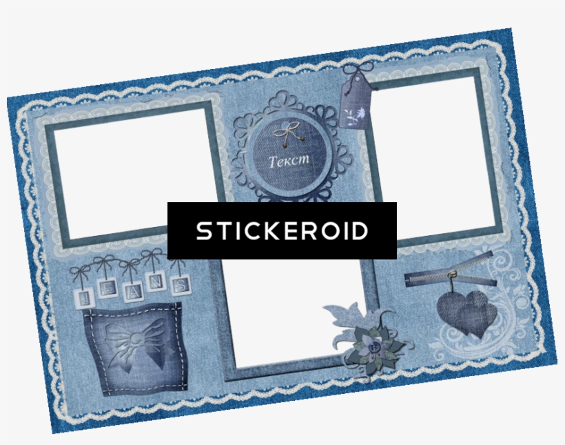 Collage Frame, transparent png #7009050