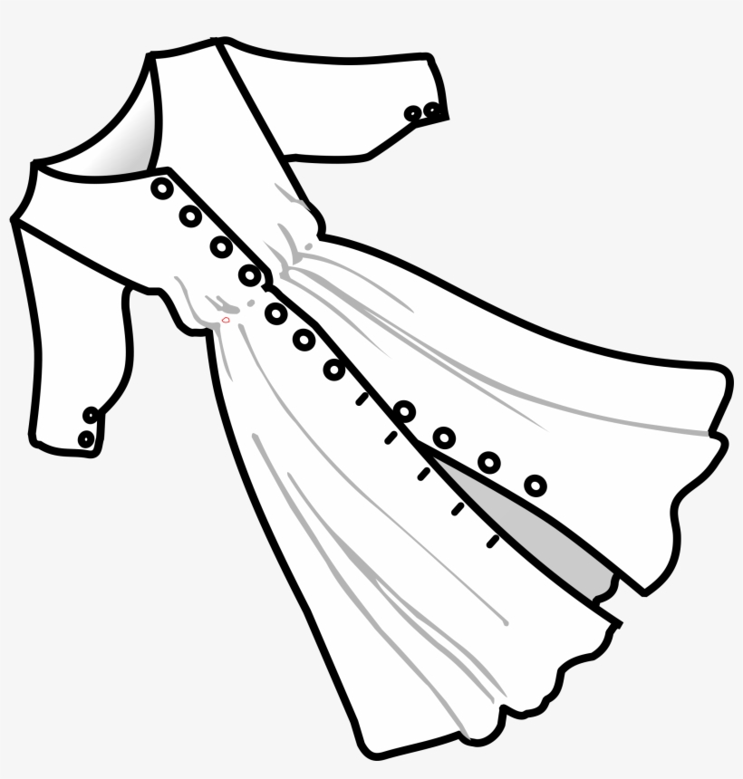 This Free Icons Png Design Of Dress Lineart, transparent png #7011249