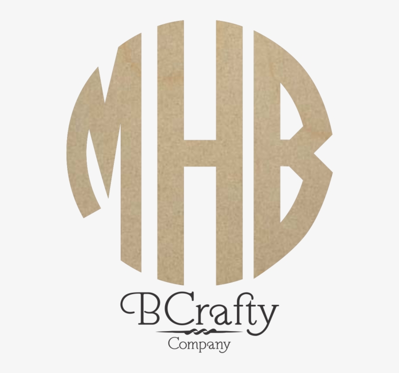 Wooden Circle Monogram, transparent png #7012399
