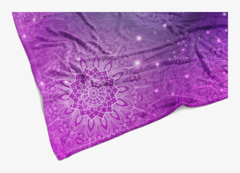 Space Mandalas Fleece Blanket, transparent png #7012921