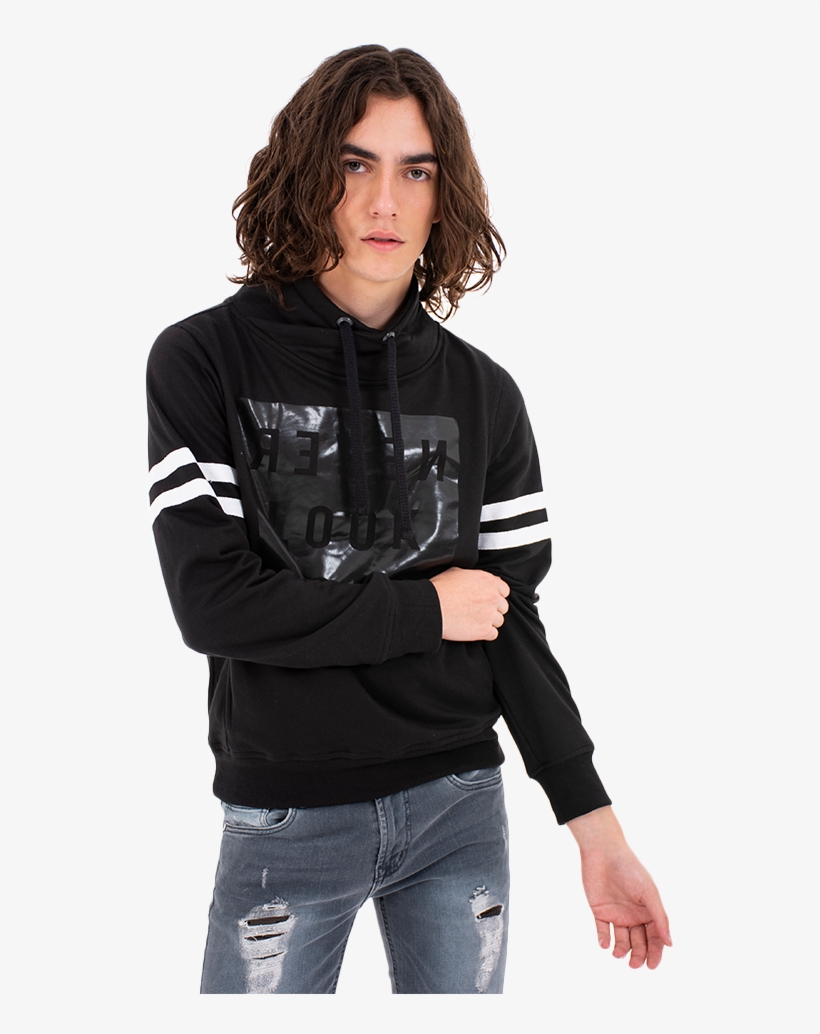 Sudadera Never Look Gorro, transparent png #7014535