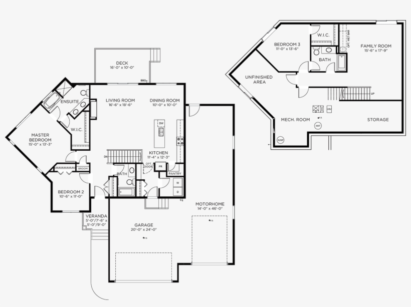 Tamarack 50 Floor Plan, transparent png #7015789