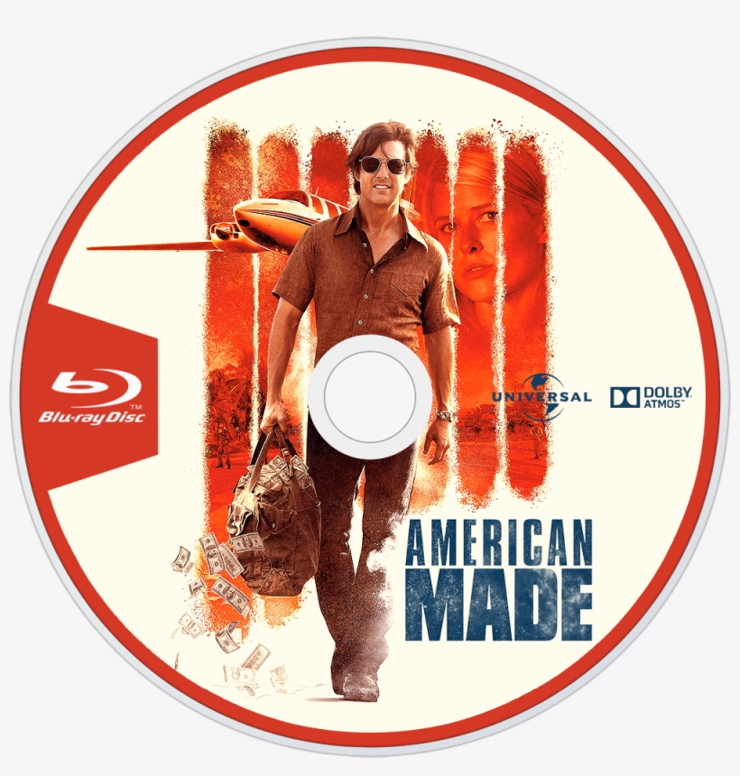 American Made Bluray Disc Image, transparent png #7017066