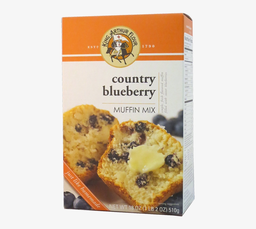 King Arthur Flour Downeast Blueberry Muffin Mix, transparent png #7017235