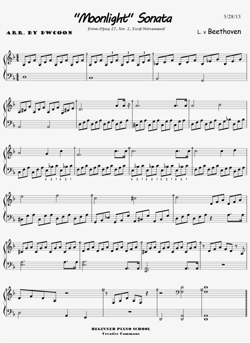 Moonlight Sonata, transparent png #7017639