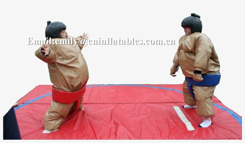 Children Fighting Sumo Suits With Paddings, Sumo Wrestling, transparent png #7018117