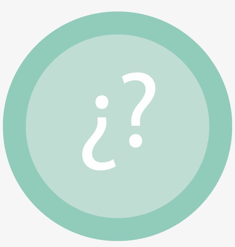Simbolos De Interrogación Dentro De Un Circulo, transparent png #7018503