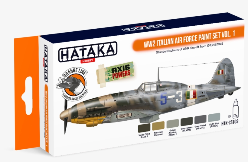 Htk-cs103 Ww2 Italian Air Force Paint Set Vol, transparent png #7019811