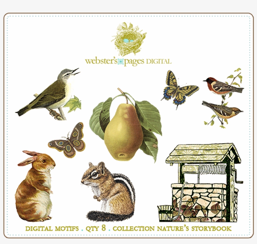 Nature's Storybook Digi Motifs, transparent png #7020140