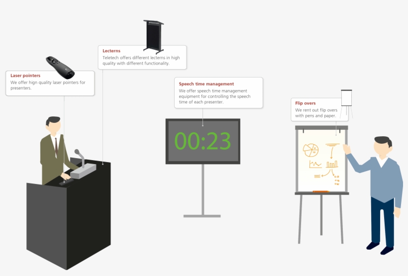 Examples Of Accessories For Meetings & Events, transparent png #7021369