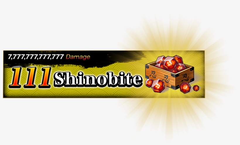 7,777,777,777,777 Damage 111 Shinobite, transparent png #7022406