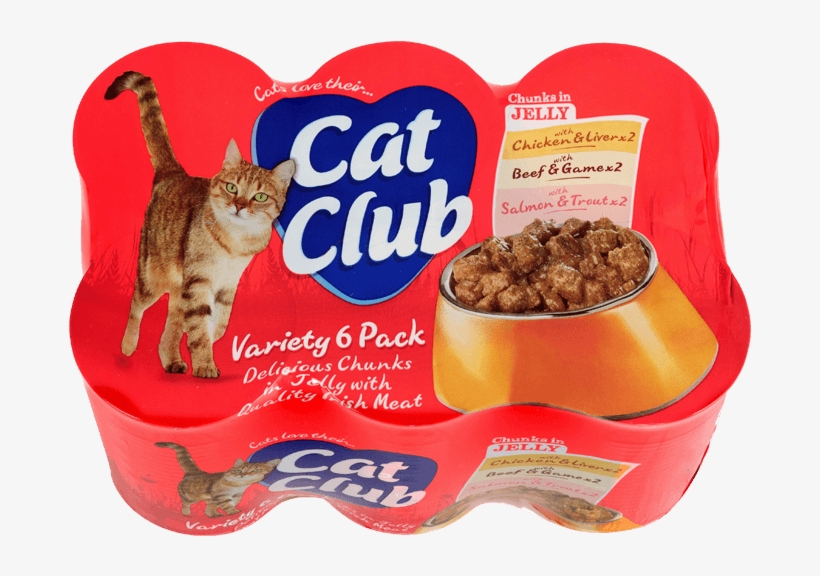 Cat Club Chunks In Jelly, transparent png #7022530