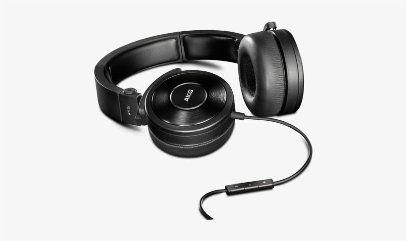 Black High Performance Dj Headphones With In Line Microphone, transparent png #7022831