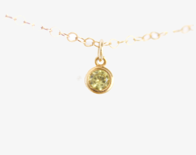 Tiny Birthstone Necklace, transparent png #7024133