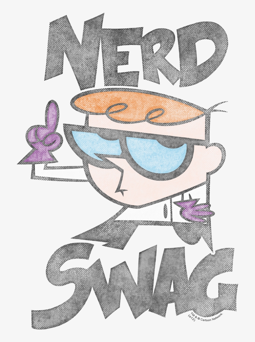 Dexter's Laboratory Nerd Swag Men's Heather, transparent png #7024765