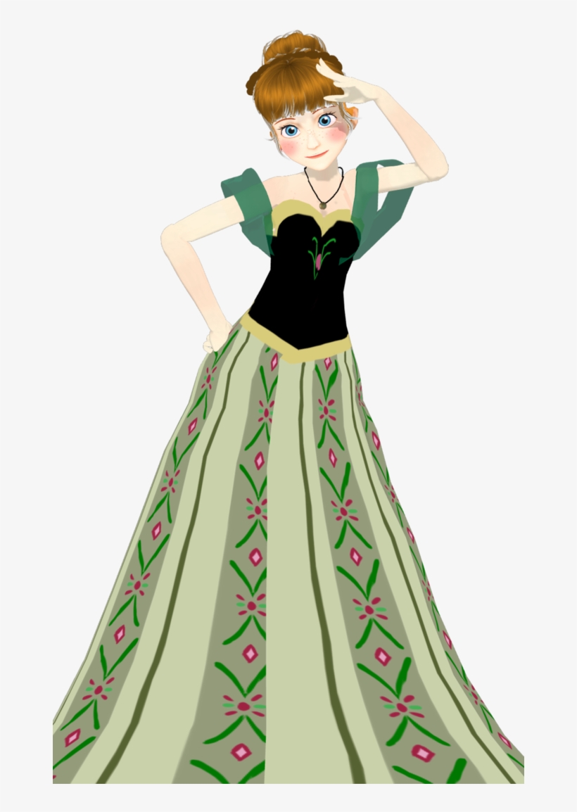 Anna Frozen Coronation Png, transparent png #7025243