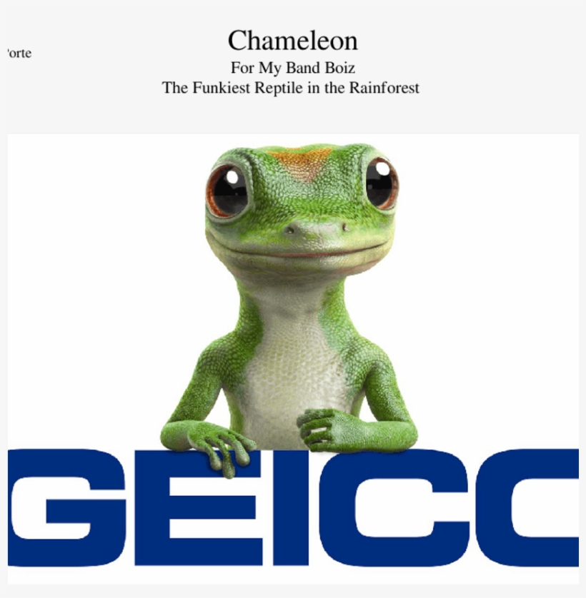 Chameleon Sheet Music For Flute, Clarinet, Piccolo,, transparent png #7025505