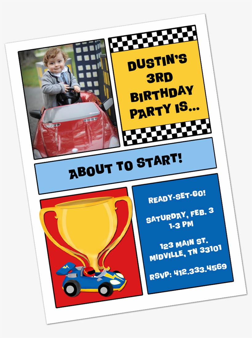 Race Car Digital Invitation, transparent png #7026117