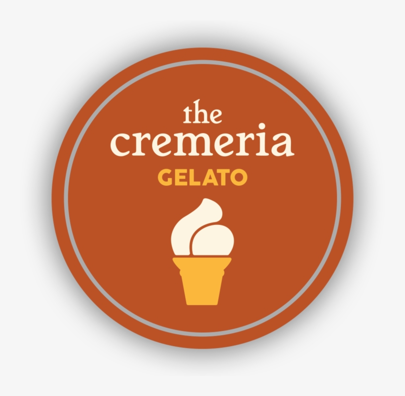 The Cremeria Circle Logo Gelato 02, transparent png #7028653