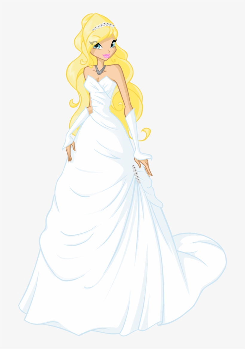 Wedding Gown Cartoon