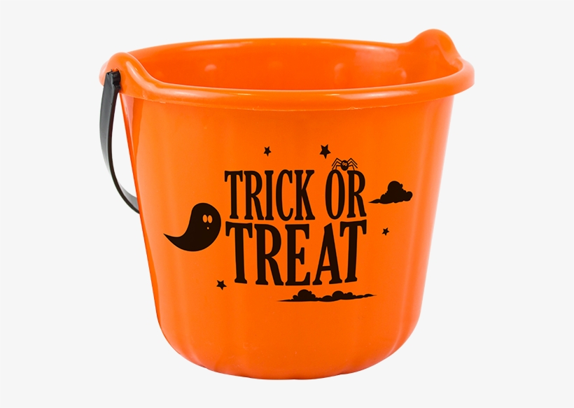 Halloween Trick Or Treat Bucket, transparent png #7029346