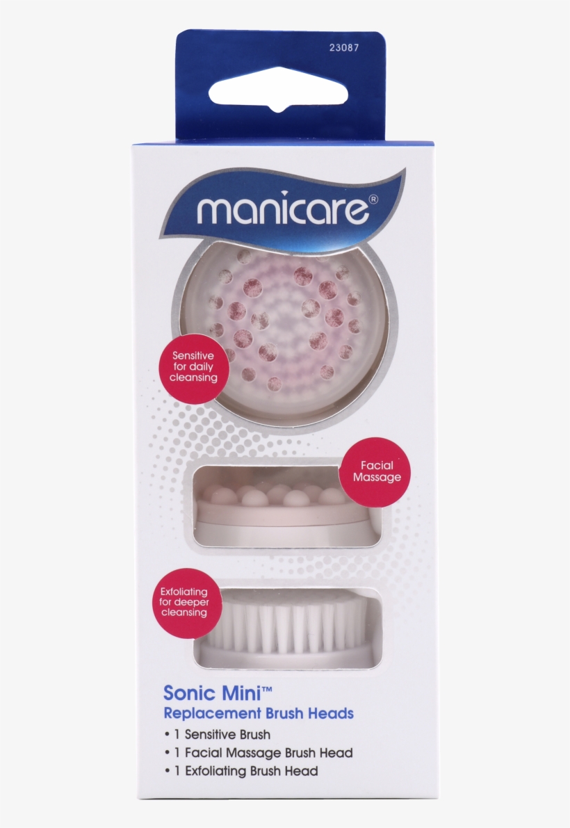 Manicare Sonic Mini Facial Cleanser Replacement Brush, transparent png #7031442